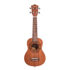 Bamboo U-21 Kailua Soprano Ukulele with Gig Bag