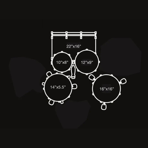 Pearl RS525SB Roadshow Drum Set – Royal Blue Metallic