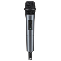 Sennheiser XSW 1-835 handheld mic front view showing display window and on-off switch