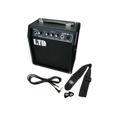 ESP LTD M Series Electric Guitar Package - Black Satin