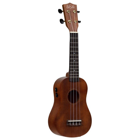 De Salvo UKMSEQ Soprano Ukulele - Mahogany