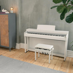 بيانو رقمي Kawai CN201W - أبيض