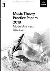 ABRSM Music Theory Practice Answers Grade 3 2018 | Melodica Music Store Dubai