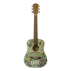Bamboo GA-34 Butterfly Acoustic Guitar With Bag