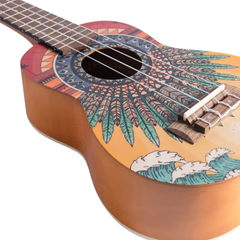 Bamboo U-21 Sunshine Soprano Ukulele with Gig Bag