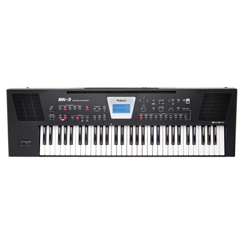 Roland BK-3 Portable 61 Key Backing Keyboard - Black