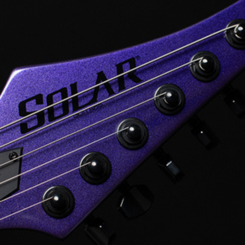 Solar A1.6FRPM Sustainiac+ Electric Guitar – Metallic Purple Gloss