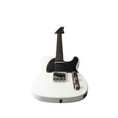 Bamboo ZYCAST Telecaster Electric Guitar with Bag – White