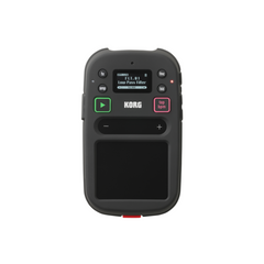 Korg Mini-KP2S effects processor front view, display screen and touch pad