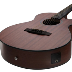 Bamboo GA-40 Mahogany E-Acoustic Guitar with Bag