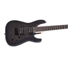 Jackson JS22Q-7 Electric Guitar 7-String – Transparent Black Burst