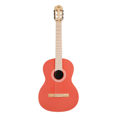 Cordoba C1 Matiz classical guitar full front, coral top with natural maple neck