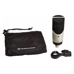 Sennheiser MK 4 microphone kit with drawstring pouch and mic clip