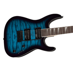 Jackson JS Series Dinky JS20 DKQ 2PT – Transparent Blue Burst