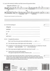 ABRSM Music Theory Past Papers Grade 1 sample exam question page