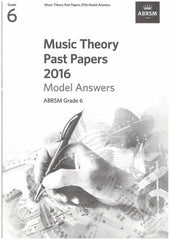 ABRSM Music Theory Past Paper Ans Grade 6 2016 | Melodica Music Store Dubai