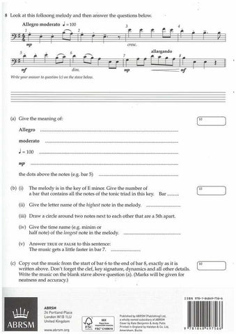 ABRSM Music Theory Past Papers Gr.2 2015