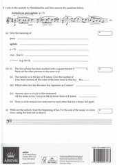 ABRSM Music Theory Past Papers Grade 3 sample exam question page