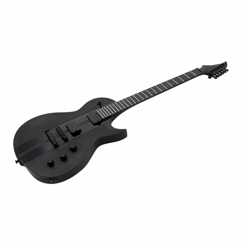 Solar GC1.6T-RSB Electric guitar Black Racing Stripes - Black