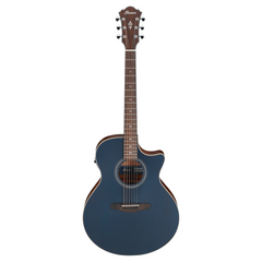 Ibanez AE100-DBF Semi Acoustic Guitar - Dark Tide Blue | Melodica Music Store Dubai
