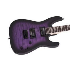 Jackson JS Dinky Arch Top JS32Q – شفاف أرجواني بيرست