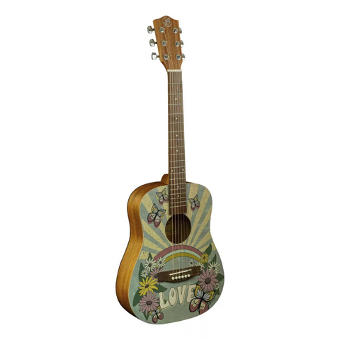 Bamboo GA-34 Acoustic Guitar With Bag - Butterfly