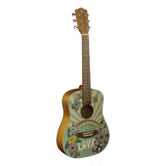 Bamboo GA-34 Butterfly Acoustic Guitar With Bag