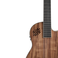 Bamboo GC-39 Koa Slim Classical Guitar with EQ and Bag