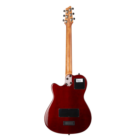 Godin A6 Ultra Semi-Acoustic Guitar – Denim Blue Flame