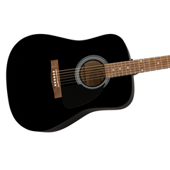 Fender FA-115 Dreadnought Acoustic Guitar Pack – Black