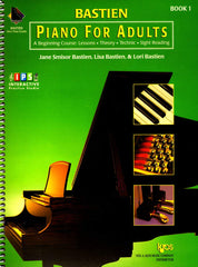 Kjos Piano Bastien Piano For Adults - Book 1 w/CD | Melodica Music Store Dubai