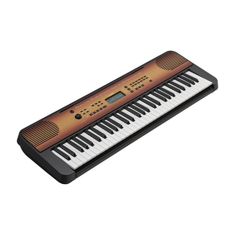 Yamaha PSR-E360 61-Key Keyboard with PA3C Power Adapter - Maple
