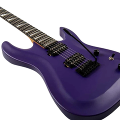 Bamboo BOKY HH Electric Guitar with Bag – Purple