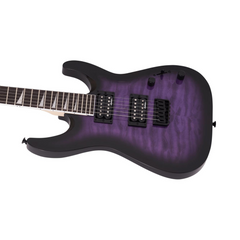Jackson JS Dinky Arch Top JS32Q – شفاف أرجواني بيرست