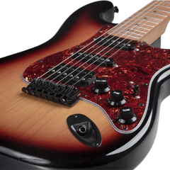 Bamboo Solar Strato SSH Electric Guitar with Bag  – Sunburst
