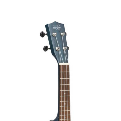 De Salvo UKMCSEQBL Ukulele Cut-Away Soprano - blue