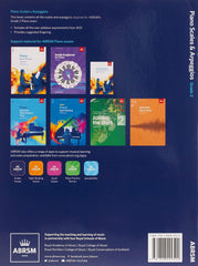ABRSM Piano Scales and Arpeggios Grade 2 back cover and support materials