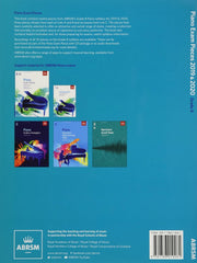 ABRSM Piano Exam Pieces Grade 8 2019-2020 book back cover and contents