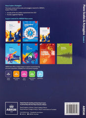 ABRSM Piano Scales and Arpeggios Grade 4 back cover and support materials