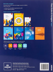 ABRSM Piano Scales and Arpeggios Grade 1 back cover and support materials