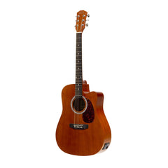 De Salvo AG1CEQMS 4/4 Semi Acoustic Guitar - Mahogany Satin