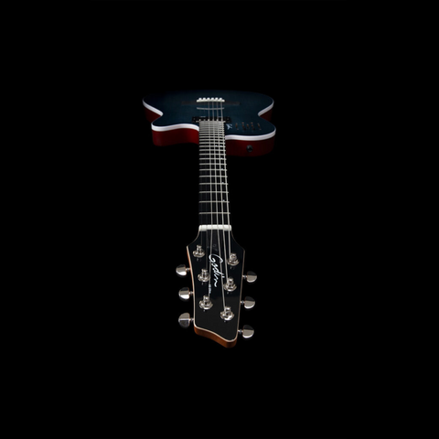 Godin A6 Ultra Semi-Acoustic Guitar – Denim Blue Flame