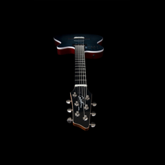 Godin A6 Ultra Semi-Acoustic Guitar – Denim Blue Flame