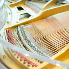 Steiner HG-168A Crystal Grand Piano with Self-Play - White