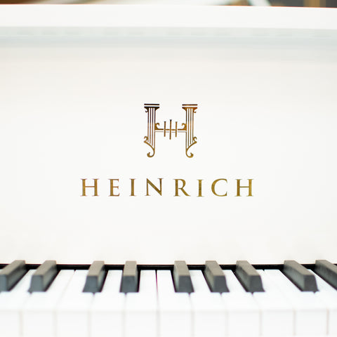 Heinrich HGP-152W WSP Grand Piano Curly legs - White