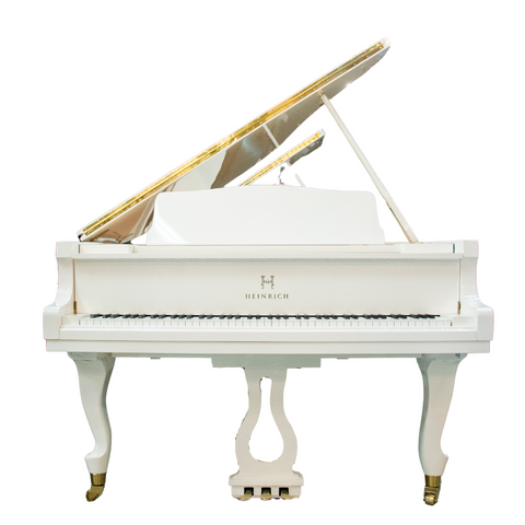 Heinrich HGP-152W WSP Grand Piano Curly legs - White