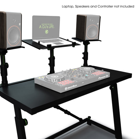 Gravity FDJT 01 Professional DJ Desk / Workstation Table