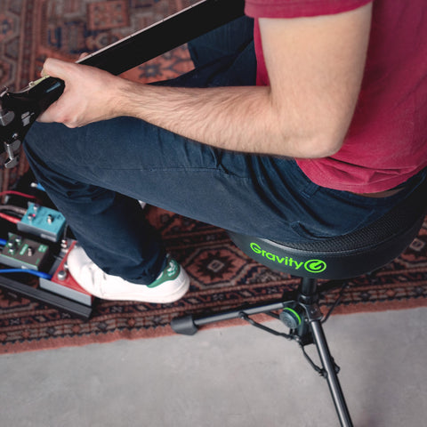 Gravity FD SEAT 1 – Round Musicians Stool Adjustable