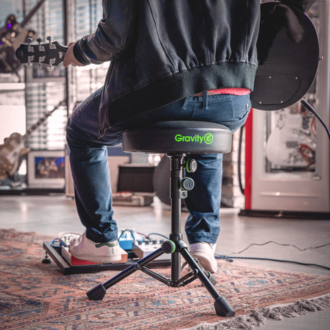Gravity FD SEAT 1 – Round Musicians Stool Adjustable