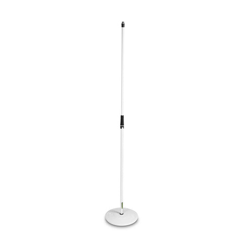 Gravity GMS23W Microphone Stand Round Base - White